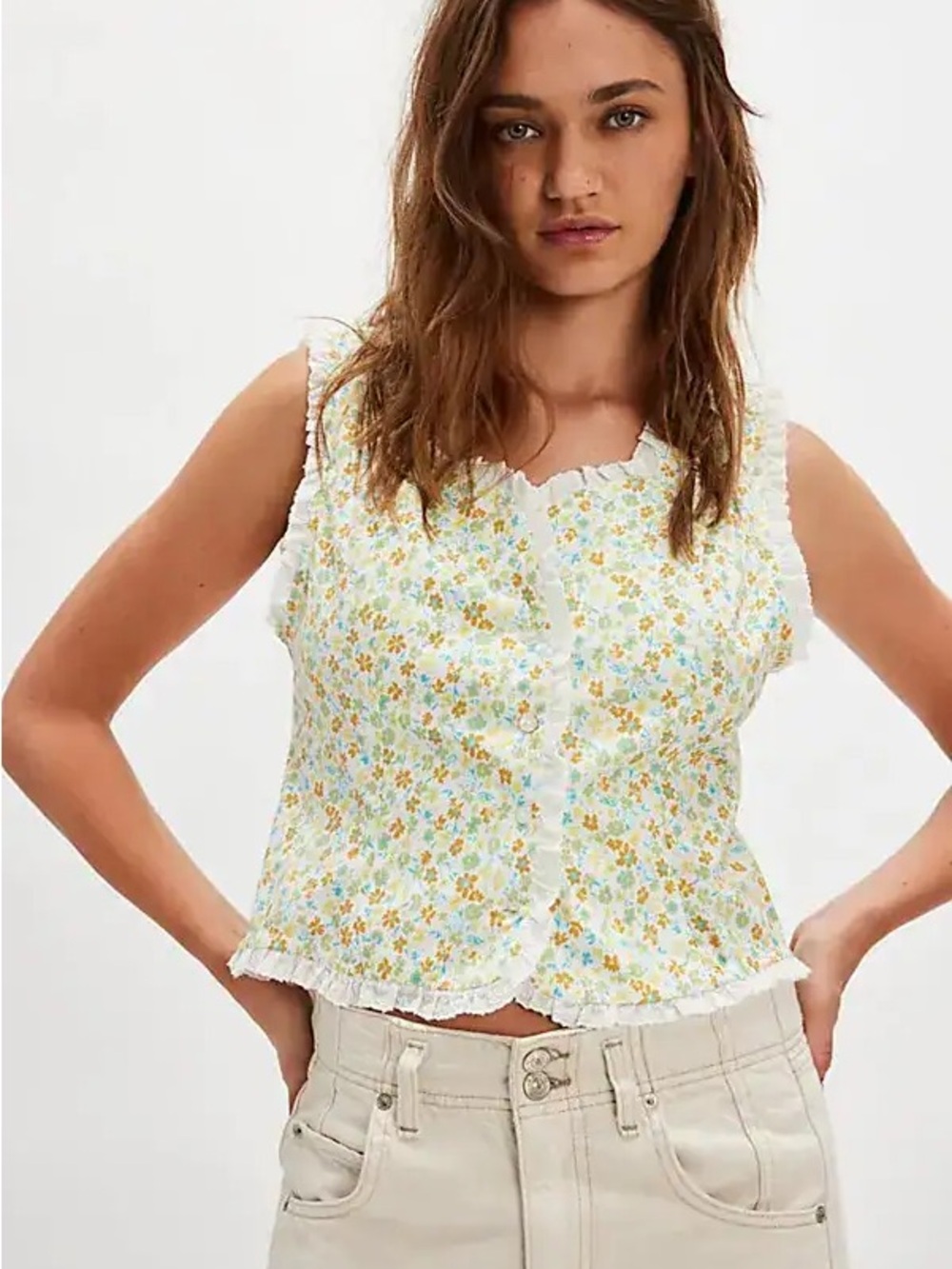 Free People Honeybee Vest Top